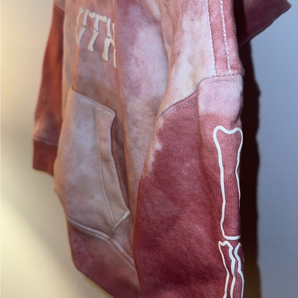 Kith Kids Hoodie - Pink and Cream Tie-Dye - Picture 3 of 4